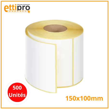 Rouleaux d’étiquettes thermiques 150 x 100 mm