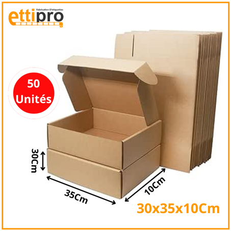 Carton Boite Valise 35x30x10 Cm
