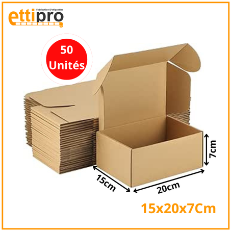 Boîte Valise en Carton 20x15x7 Cm