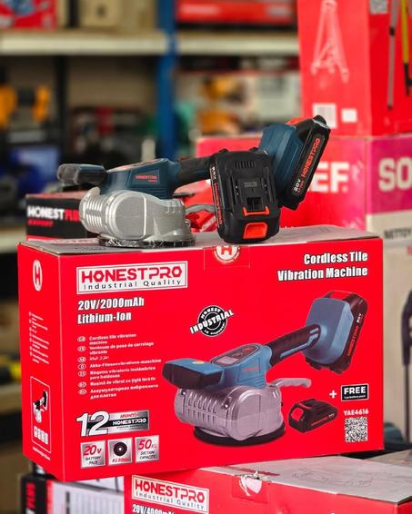 Ventouse de pose de carrelage vibrante