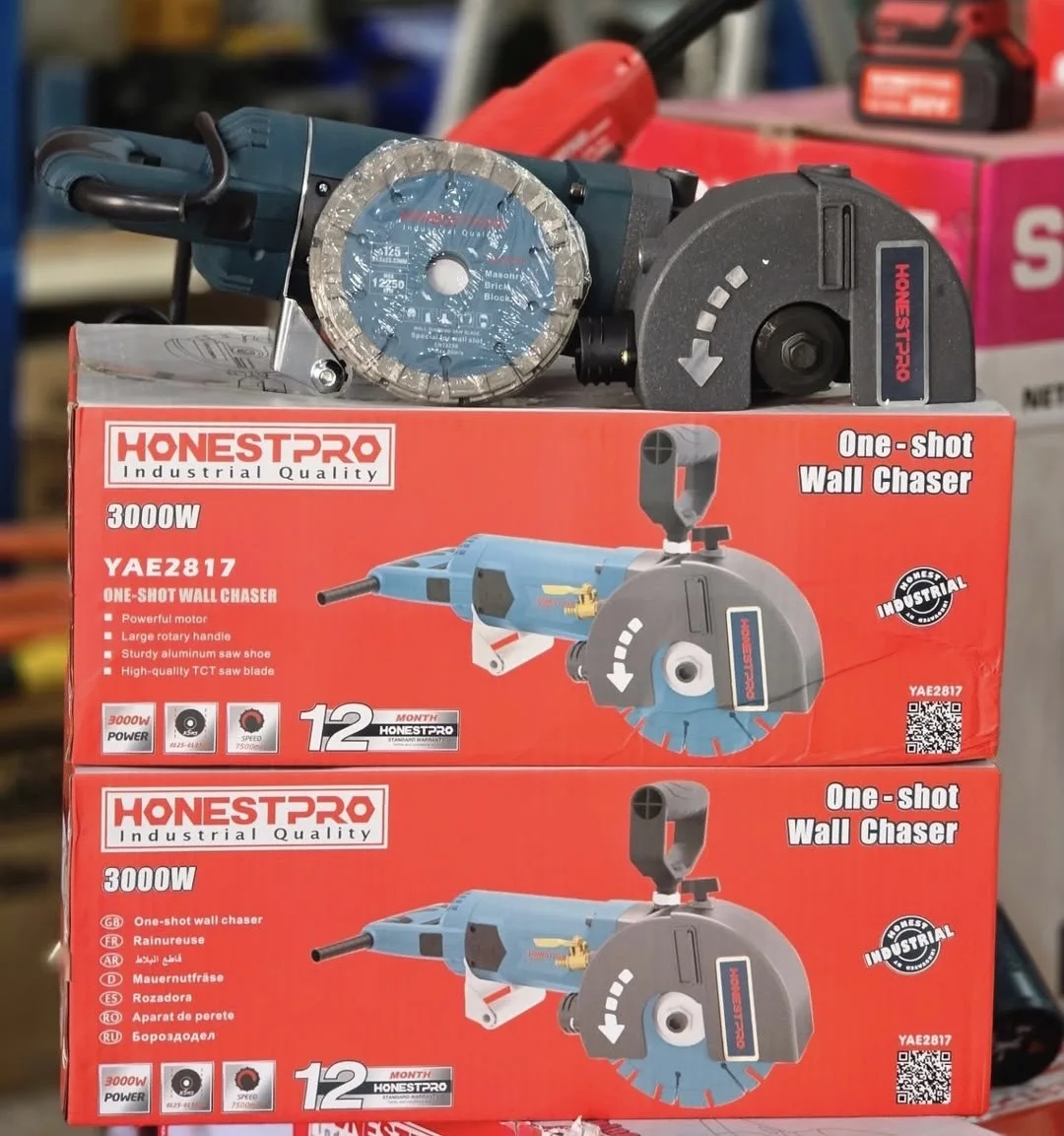 Rainureuse A 5 Disques 3000W HONESTPRO