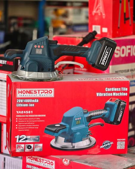 Ventouse de pose de carrelage vibrante