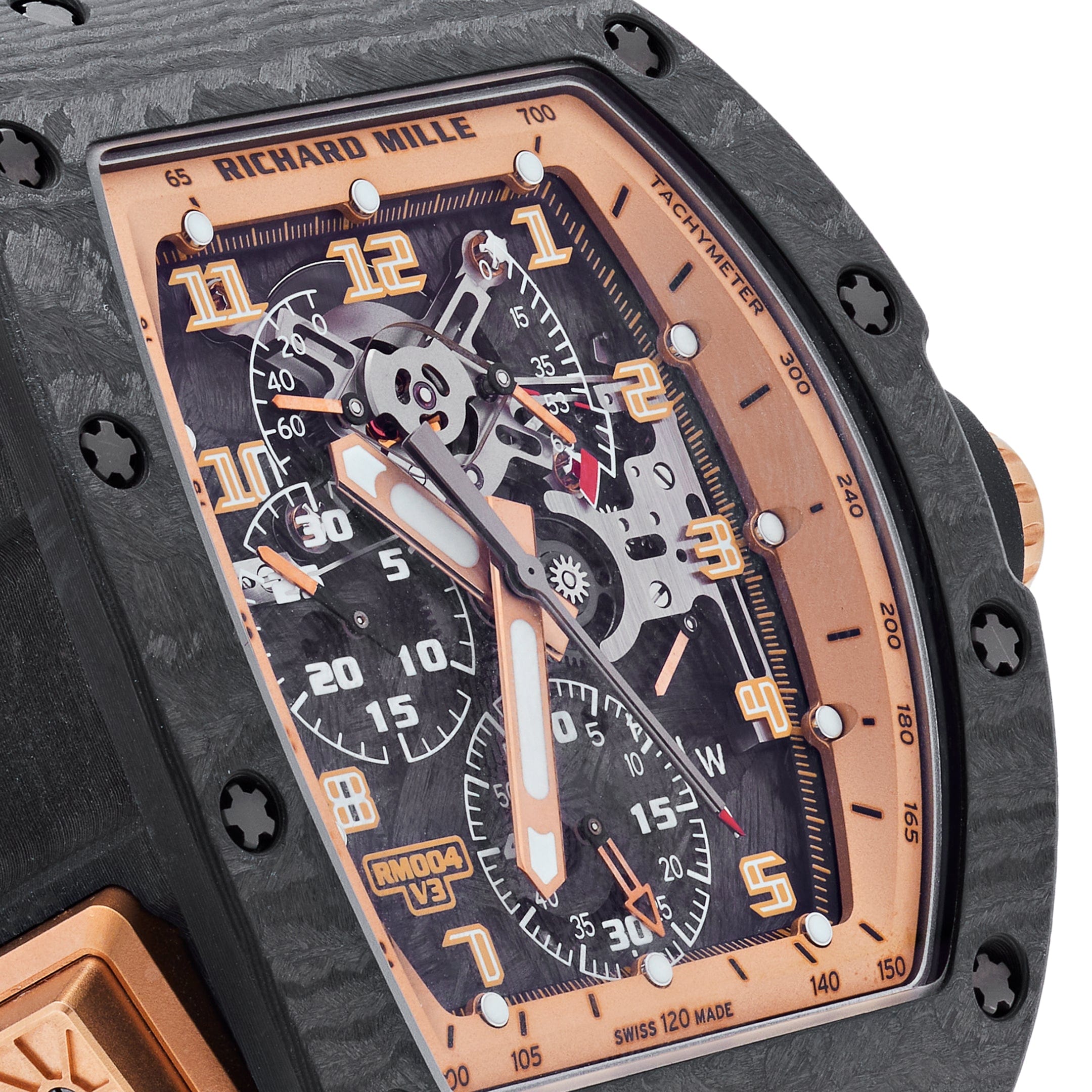 Richard Mille RM 004-V3 'Asia Edition' Carbon-TPT Rose Gold Limited Edition swiss mouvment