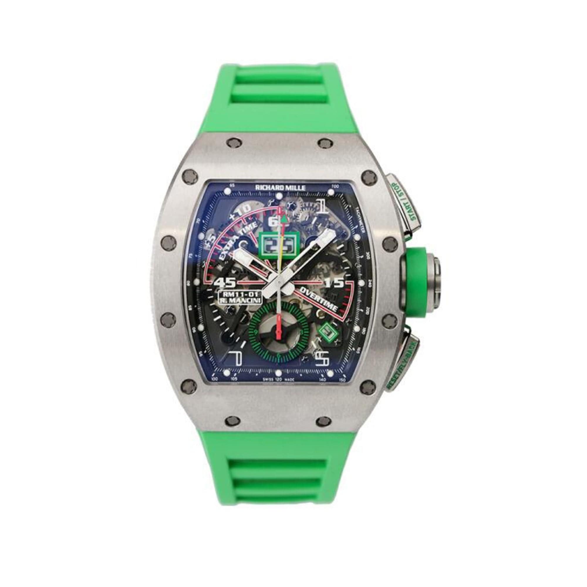 Richard Mille RM 11-01 Titanium Flyback Chronograph Roberto Mancini mouvment swiss