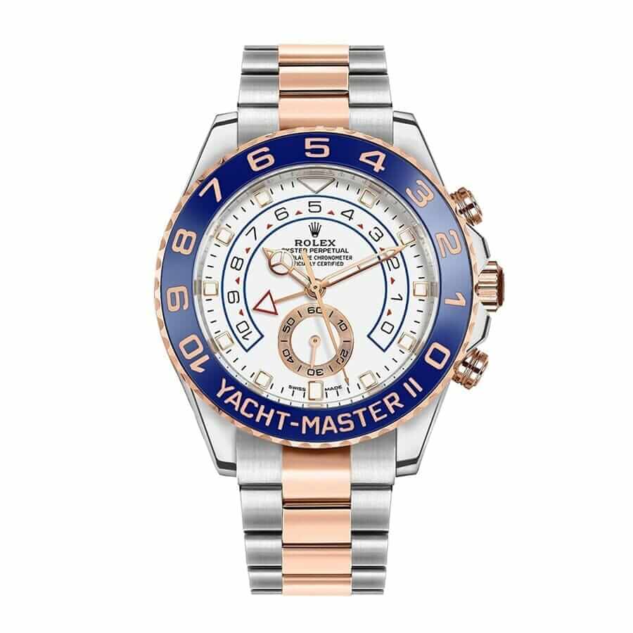 YACHT MASTER ROSE GOLD/BLEU