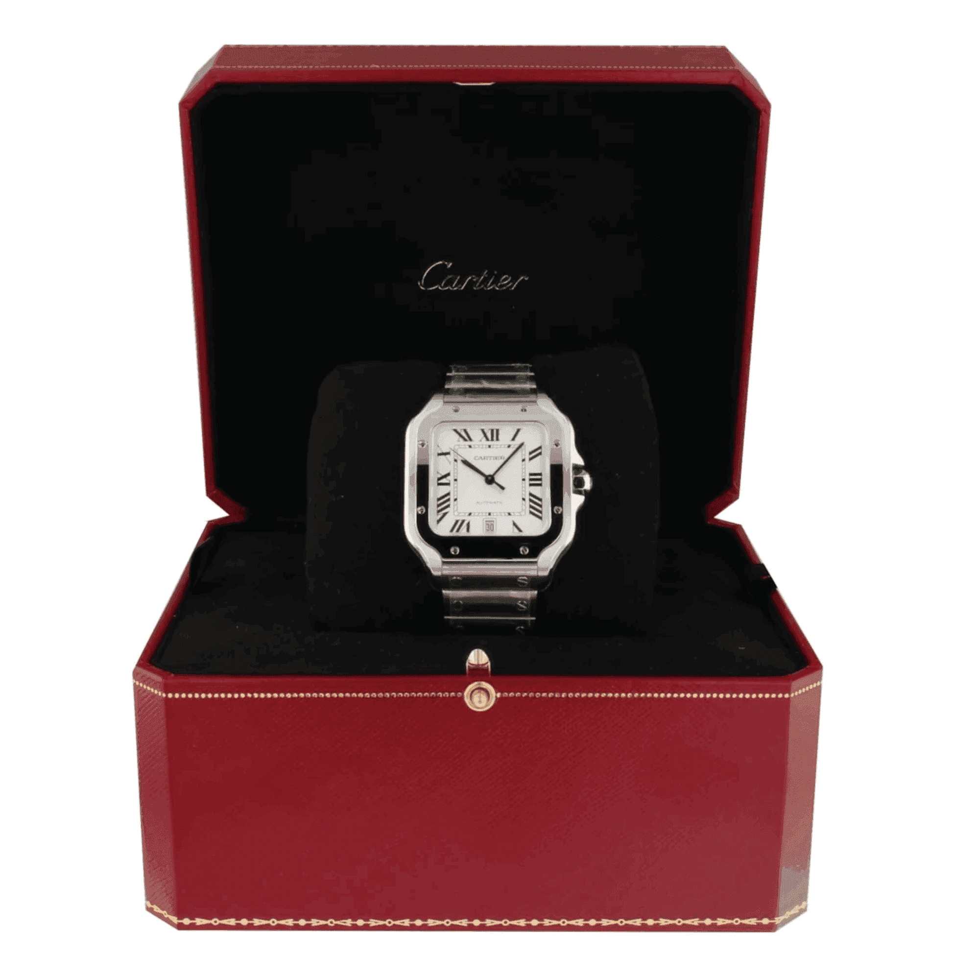 Cartier santos white