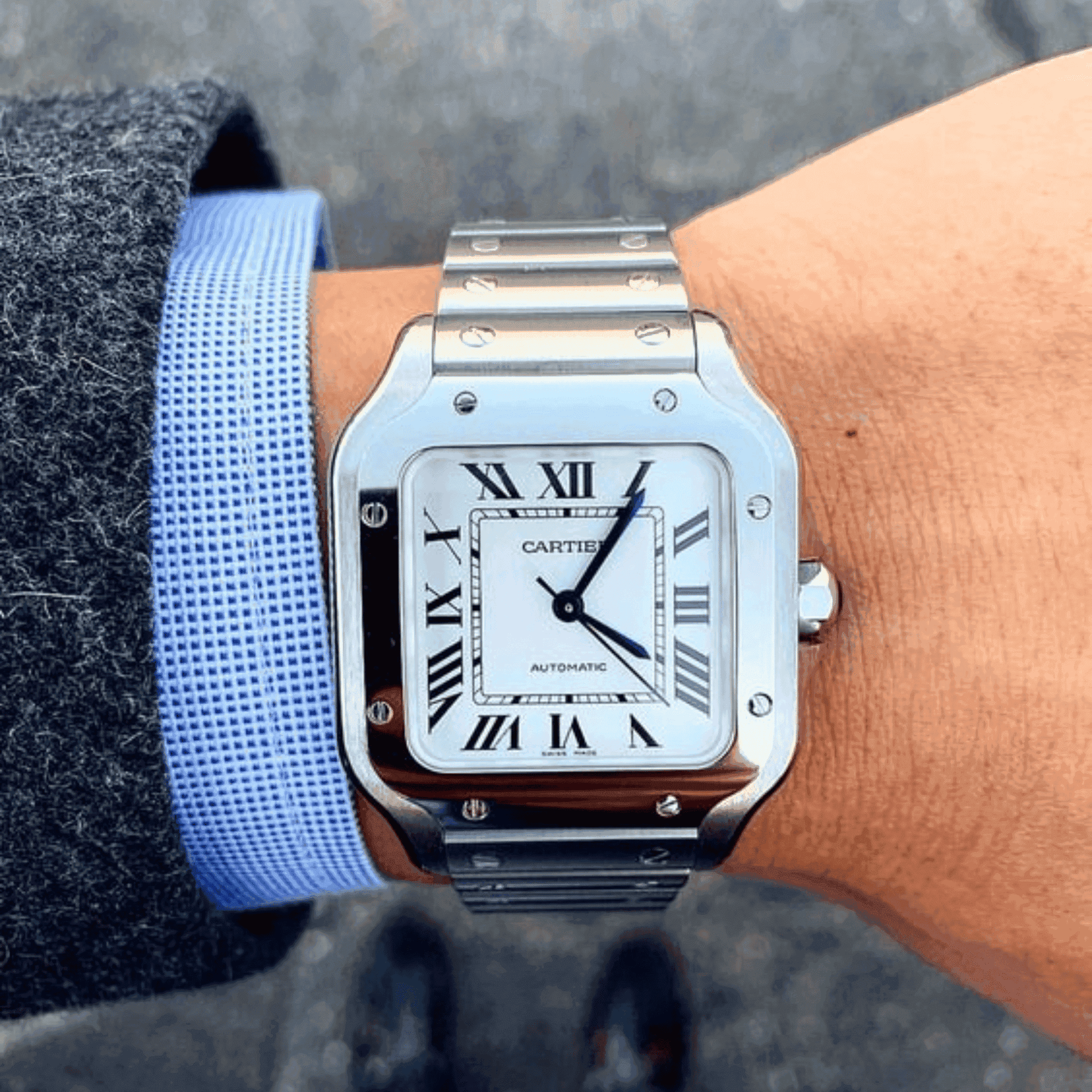 Cartier santos white