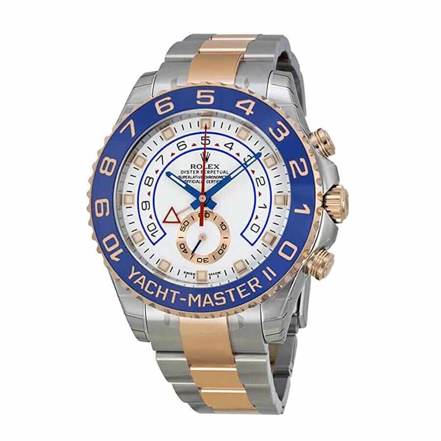 YACHT MASTER ROSE GOLD/BLEU