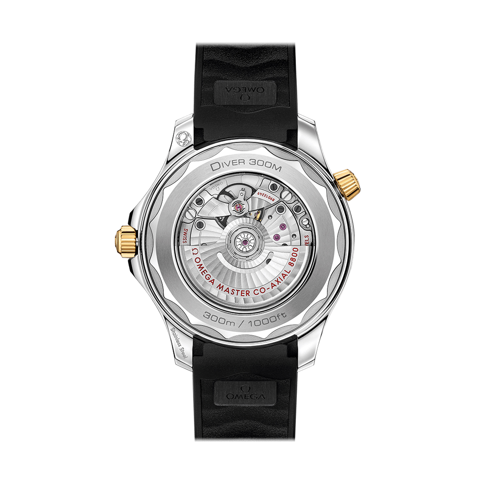 Omega Seamaster Diver 300m Co-axial Master Chronometer Black Gold 42mm