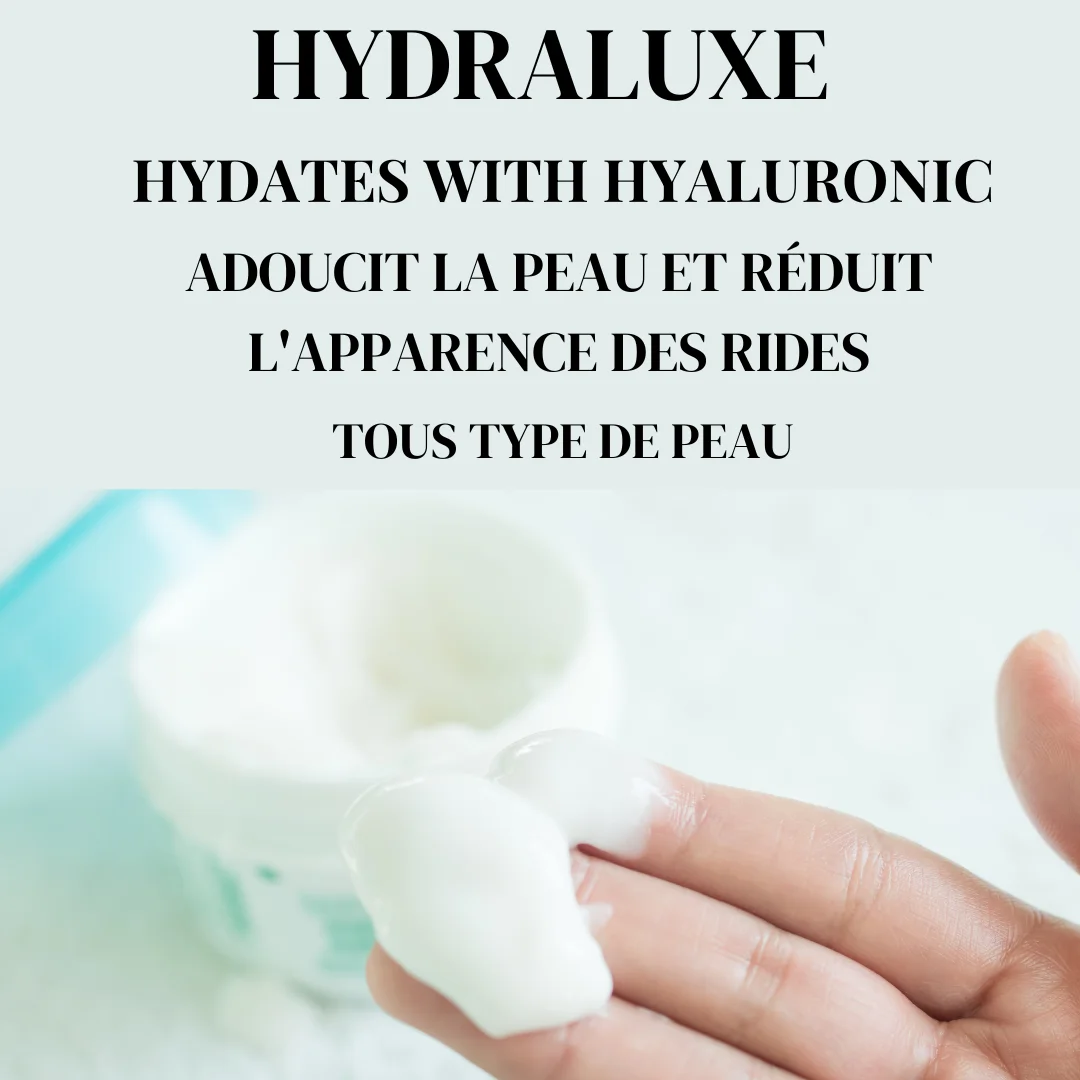 hydraluxe  crème hydratante à l'acide hyaluronique 50 g