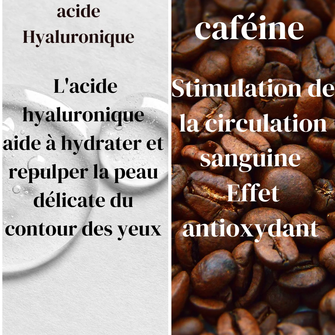 Hyalu Glow Sérum Anti-Cerne Pour Les Yeux À Base D'acide Hyaluronique, Caféine 15 ml