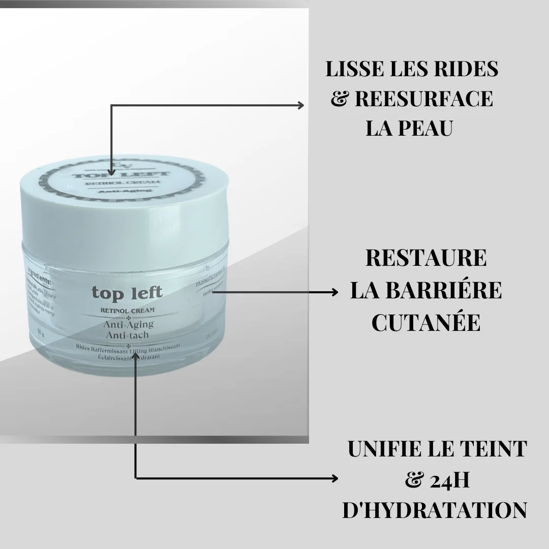 Top left créme au rétinol  50 g