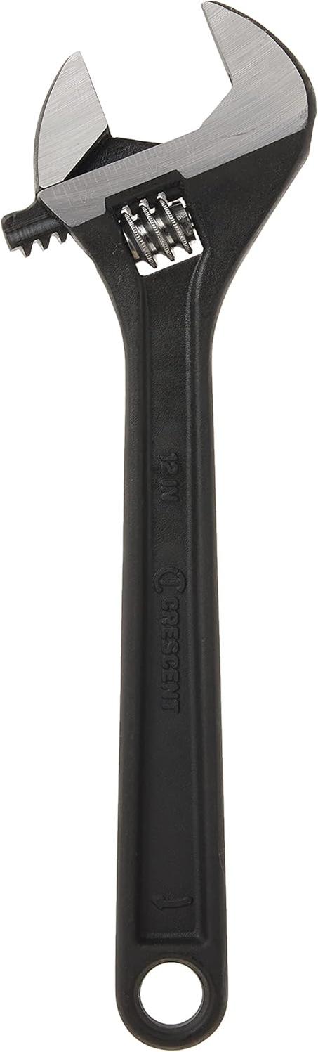 Crescent Llave de óxido negro ajustable de 12" - Cardada - AT212VS