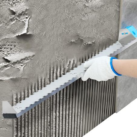 Herramientas para azulejos de pared, herramienta de nivelación de azulejos de pared, paleta de muesca cuadrada de 2/5 x 2/5 pulgadas, paleta de muesca cuadrada de 24 pulgadas, perfecta para