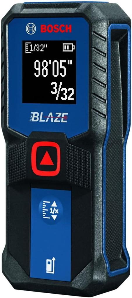 BOSCH GLM100-23 - Medición de distancia láser Blaze de 100 pies, incluye 2 pilas AA