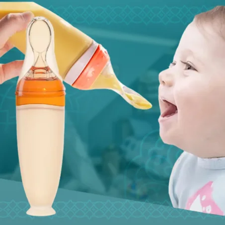 ملعقة التغذية الذكية للرضّع