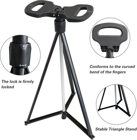 عصا مشي قابلة للطي مع مقعد