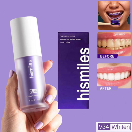 معجون V34 — لتبييض الأسنان و يخلي ابتسامتك تبرق 🦷😁