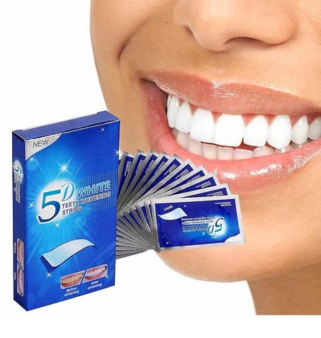 شرائط تبييض الأسنان 5D الاحترافية المتطورة