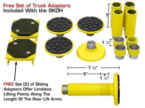 9KOHX 9,000 lb Overhead 2-Post Lift