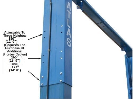 PV12PX 12,000 lb Overhead 2-Post Lift