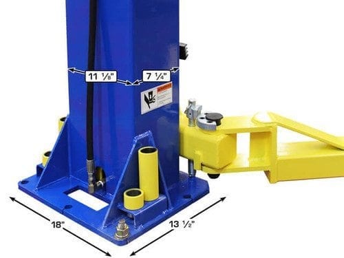 9KOHX 9,000 lb Overhead 2-Post Lift