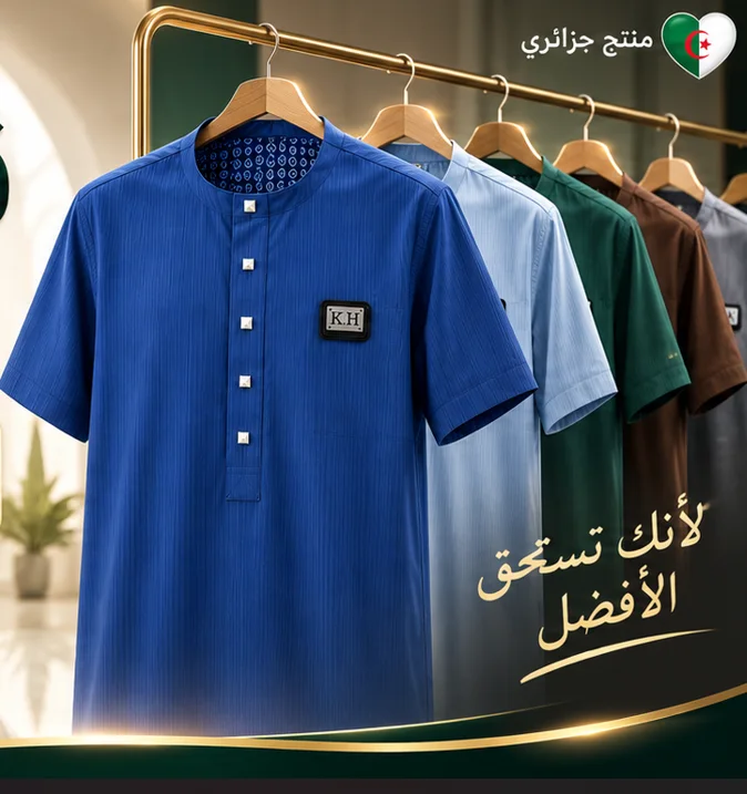 قميص الخليل الفاخرالأصلي | أناقة كلاسيكية بجودة استثنائية تصميم أنيق وخامة مريحة – متجر زكريون ⭐