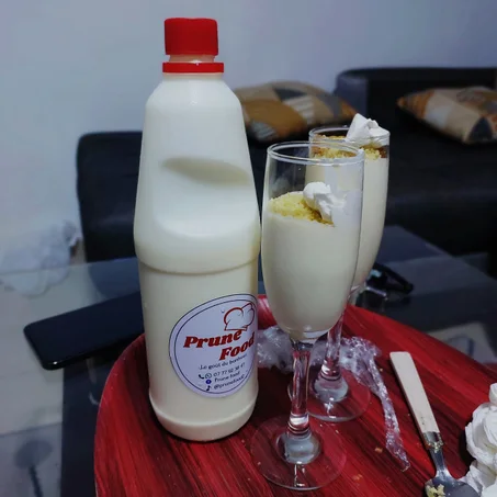 Dêguê à base de lait, couscous et crème