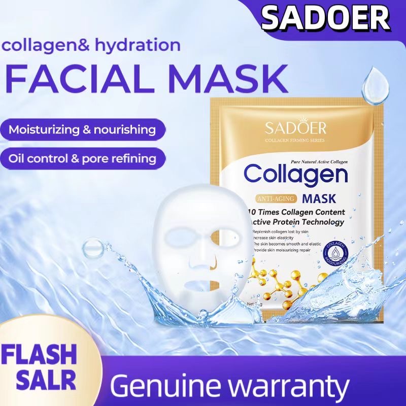 💧 Masque Visage Collagène – Hydratation Intense & Anti-Âge