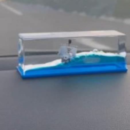 boat in the ocean decolation