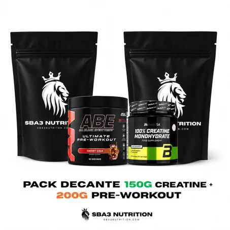 PACK 150G CREATINE + 200G ABE PRE-WORKOUT