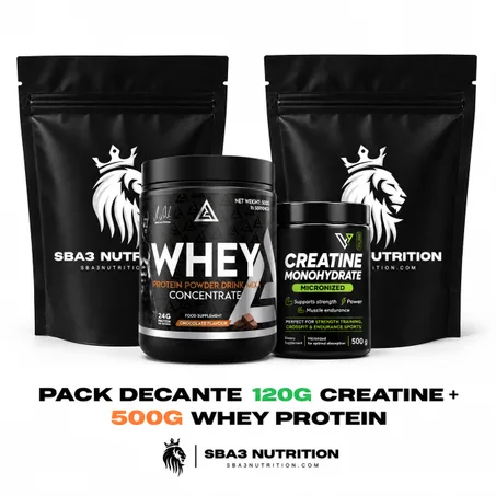 PACK 120G CREATINE + 500G WHEY PROTEIN