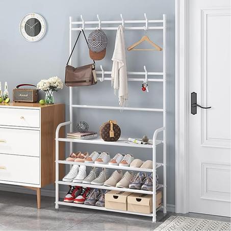 حامل أحذية ومعاطف متعدد الوظائف - Multi-functional Shoe and Coat Rack