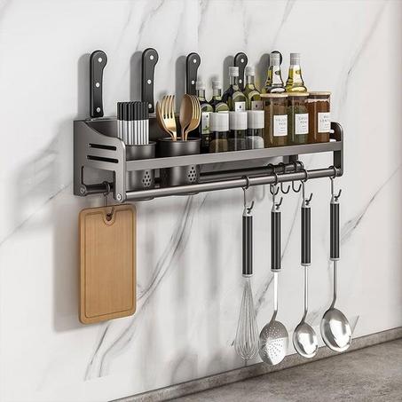 رف تنظيم المطبخ متعدد الوظائف