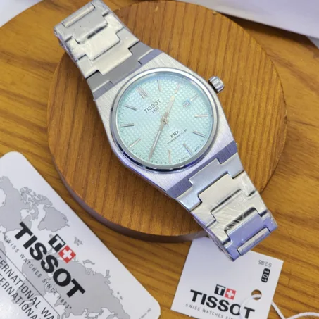 Tissot PRX Montre de Luxe pour Homme - Cadran Glacé