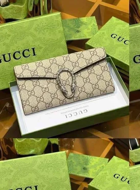 Portefeuille Luxe pour Femme avec Boîte et Accessoires
