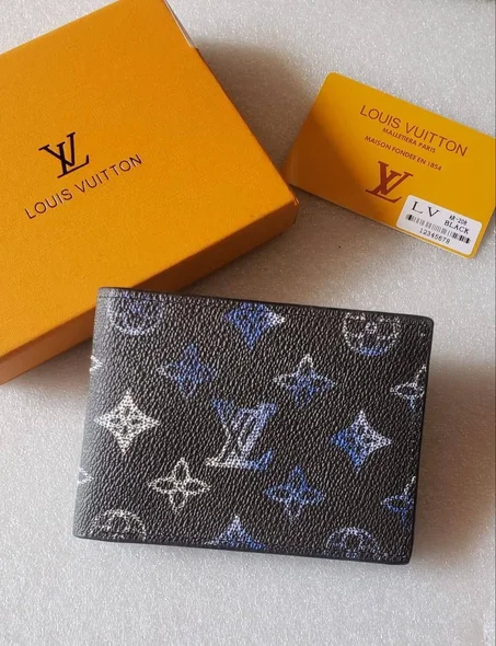 Portefeuille Slender Louis Vuitton - Monogram Bleached