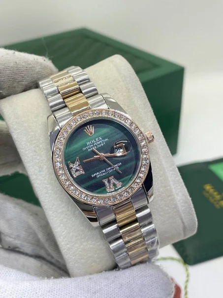 Rolex Datejust Malachite Green & Diamonds