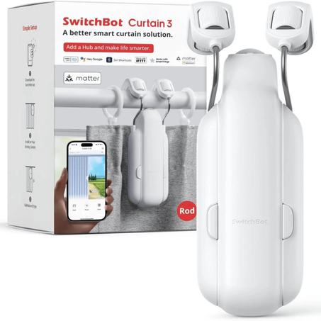 مفتاح الستائر الذكي  – تحكم أوتوماتيكي عبر التطبيق