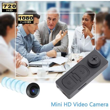 Mini caméra vidéo HD sans fil, petit bouton chemise