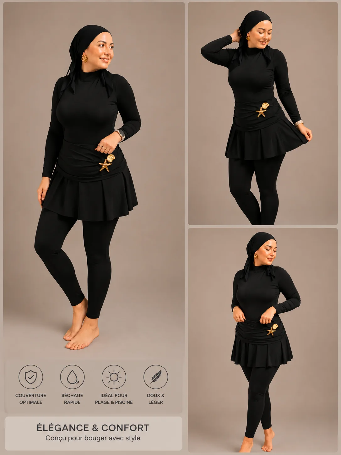 Burkini Premium-Chic 3 Pièces