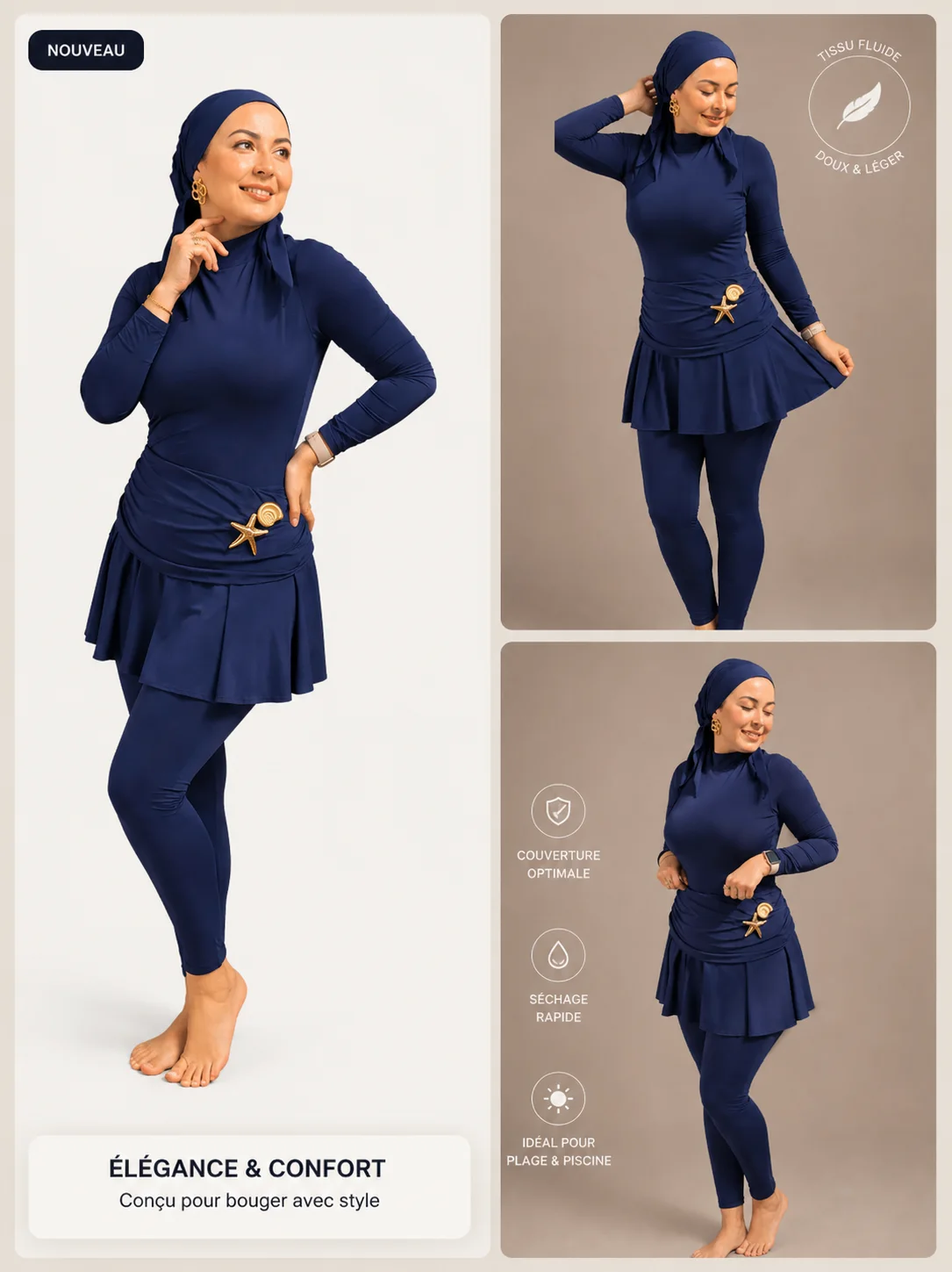 Burkini Premium-Chic 3 Pièces