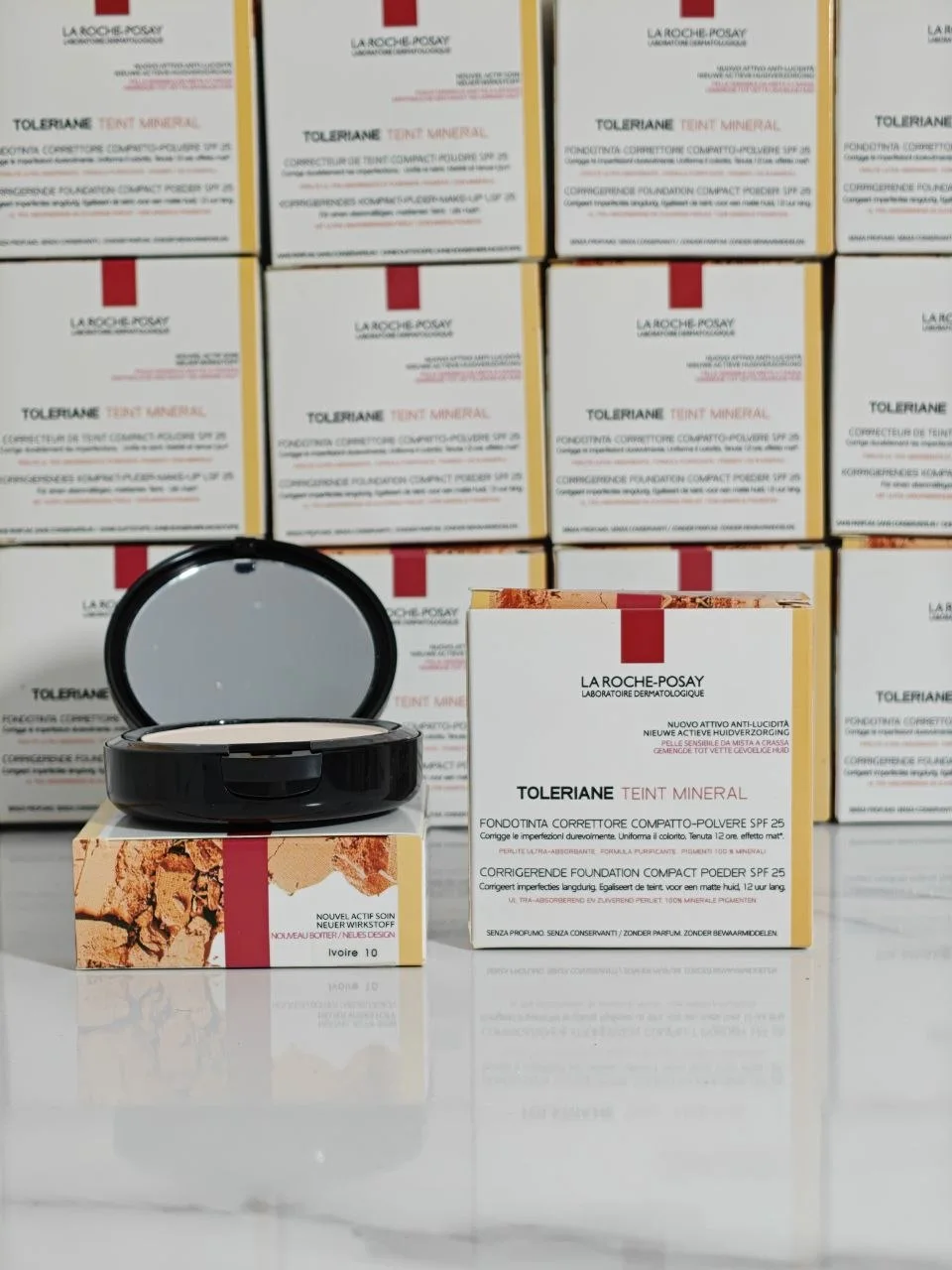 فونداسيون La Roche-Posay Toleriane Teint Mineral – تغطية طول اليوم بحماية من الشمس