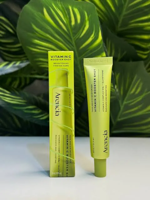 Vitamin C Booster Shot من Arencia – إشراقة فورية للوجه ومحيط العين بتركيز 15%