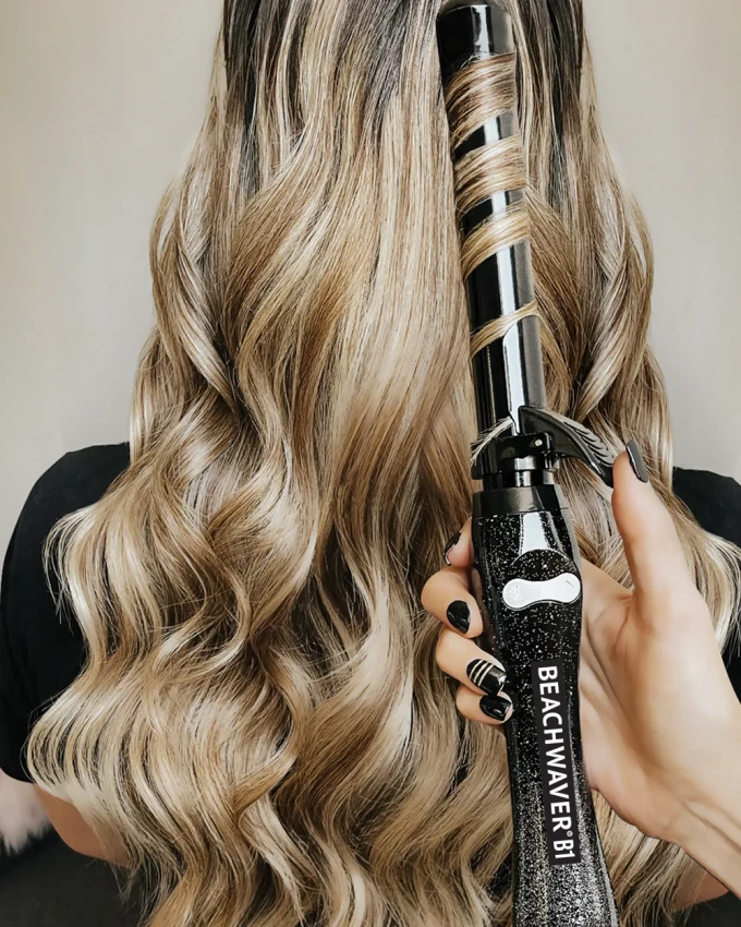 مكواة تجعيد الشعر الدوارة الأوتوماتيكية Automatic Hair Curler