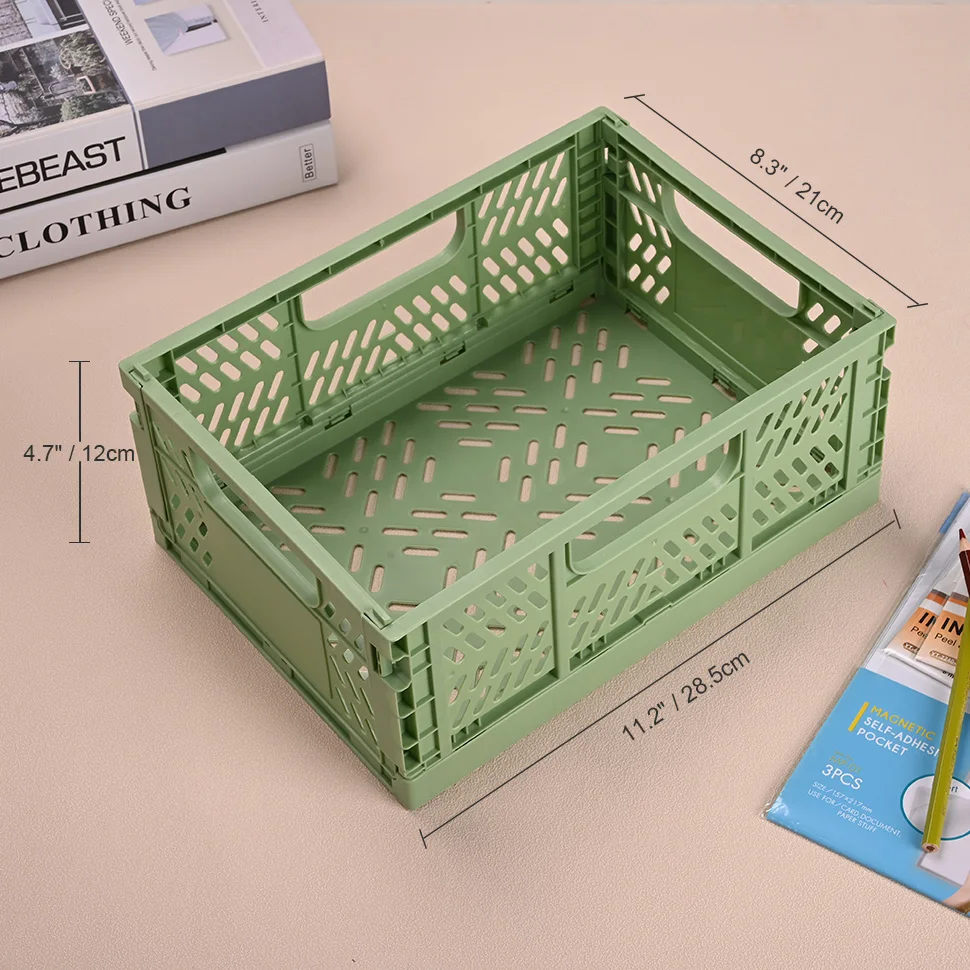 EASYSTORA™ Medium Foldable Plastic Storage Basket