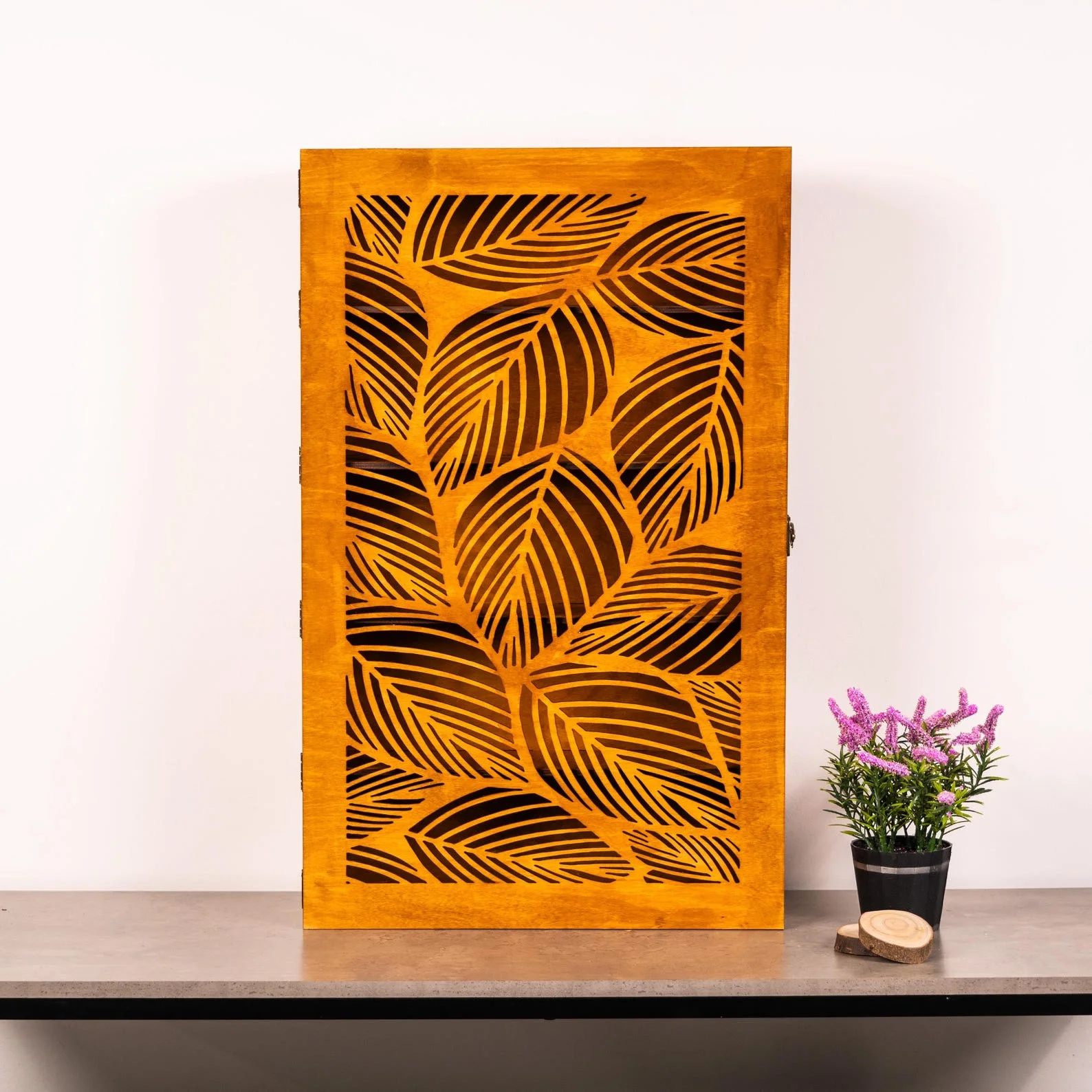 Wooden Bathroom Wall Cabinet with Door
