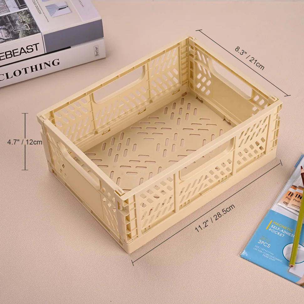 EASYSTORA™ Medium Foldable Plastic Storage Basket