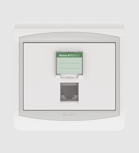 Prise RJ12 CAT.3 + Obturateur