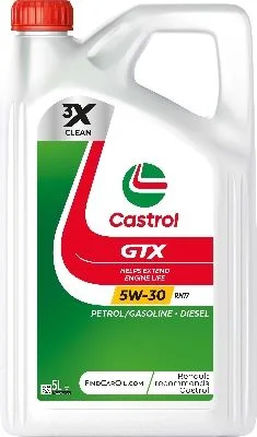 Castrol GTX 5W-30 C4 avec formule 3X-Clean 5L